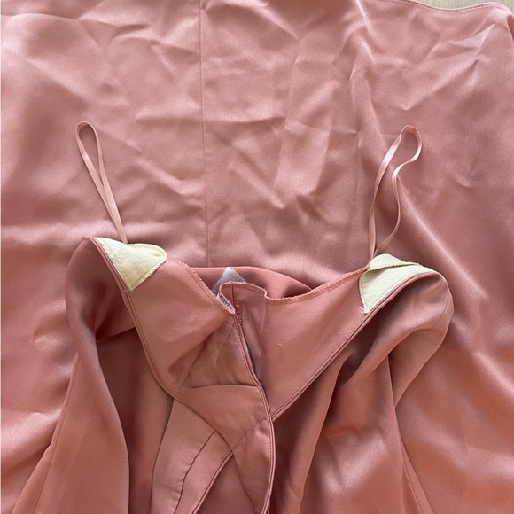 BHLDN Ruby Twist Halter Satin Gown - Picture 7 of 9